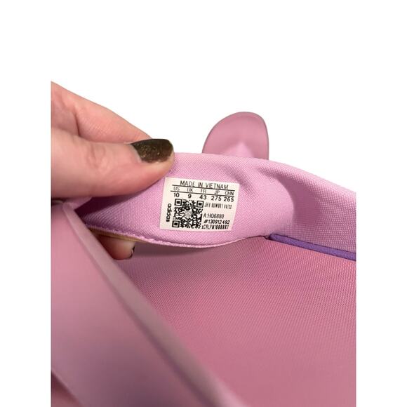 Adidas Womens Adilette Comfort Flip-Flops Slides Pink Purple Size 10 - Picture 5 of 6